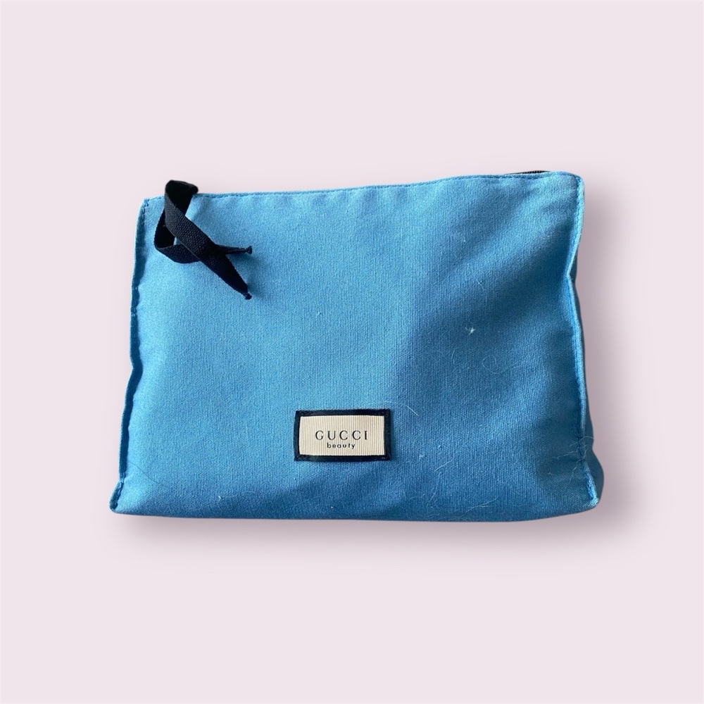Gucci Blue Cosmetic Pouch